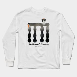 Bold monkey print "De brazza's monkey" Long Sleeve T-Shirt